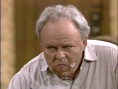 Click to watch 'Archie Gets the Business...' (popup) All In The Family